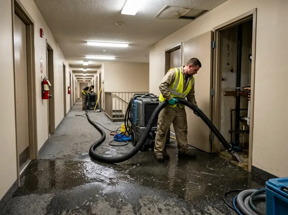 multi-unit-apartment-hallway-f-005 — frequently asked questions, Emergency Burst Pipe Water Extraction & Removal in Stony Br…